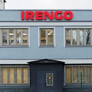 Вывеска компании IRENGO - реализация