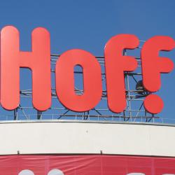 Вывеска гипермаркета мебели Hoff